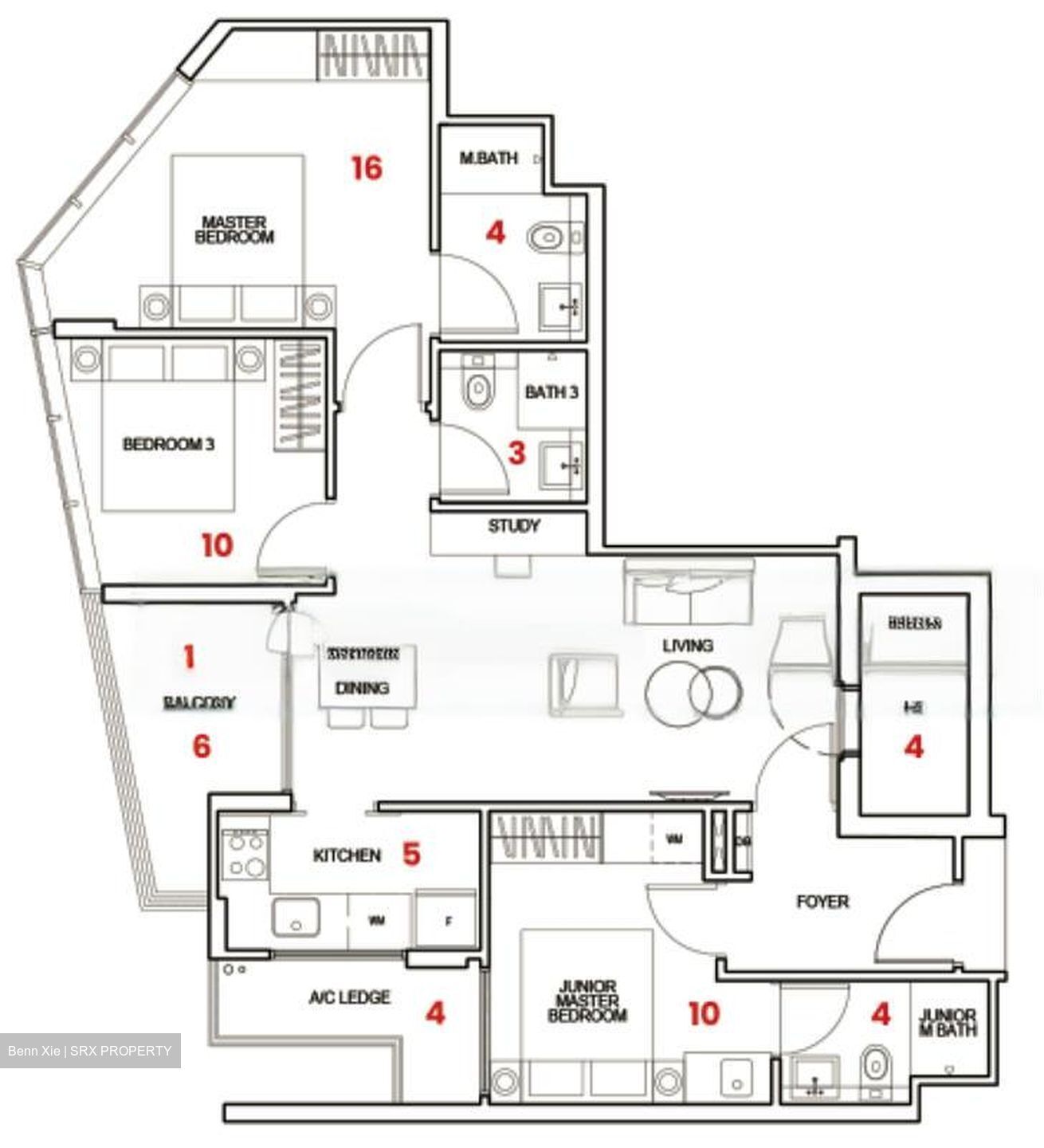 Zyanya (D14), Apartment #453270501
